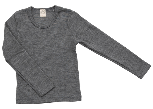 Shirt. Unterhemd aus Wolle/Seide. marine | Lilano