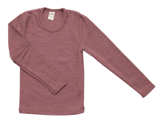 Shirt. Unterhemd aus Wolle/Seide. beere | Lilano