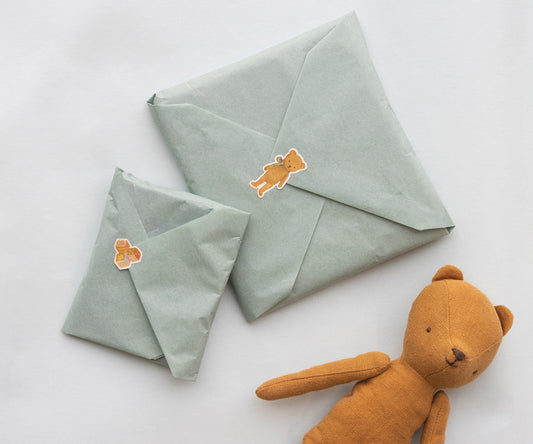 Stickerbogen, Osterdeko, Hasen und Teddys, Geschenkvepackung, Maileg