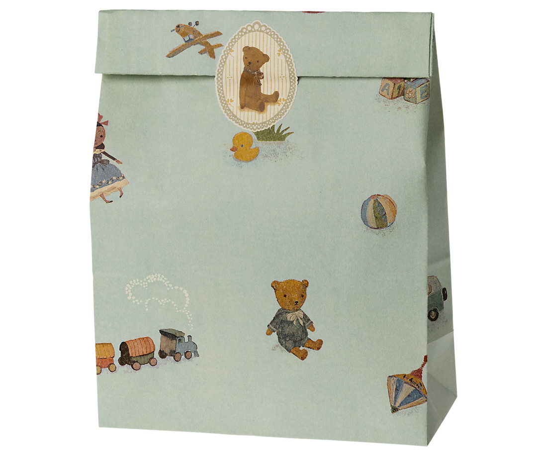 Stickerbogen, Osterdeko, Hasen und Teddys, Geschenkvepackung, Maileg