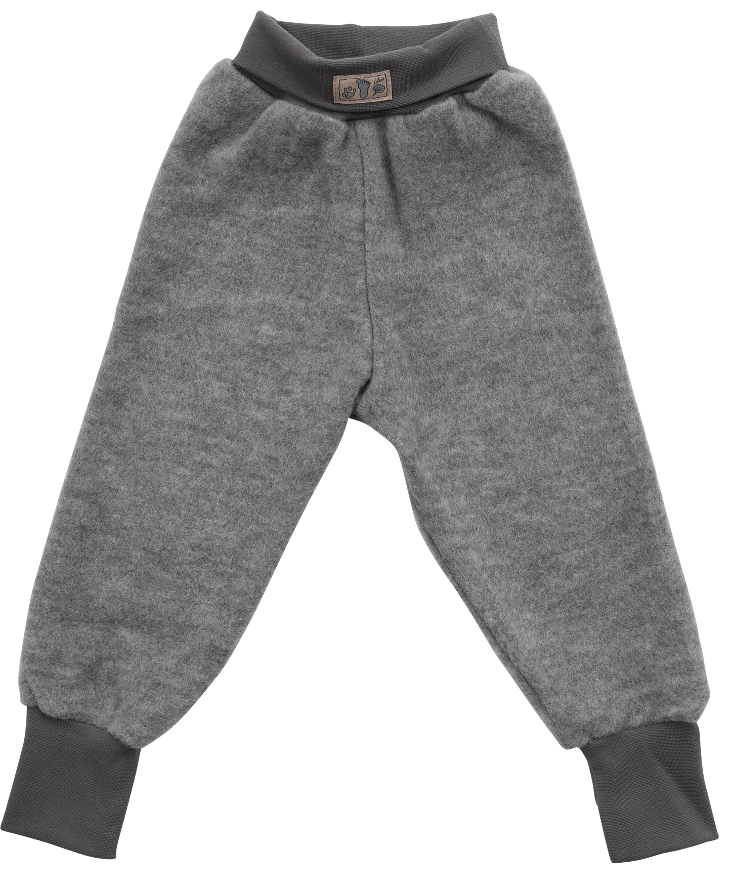 Warme Hose aus weicher Schurwolle, grau | Lilano