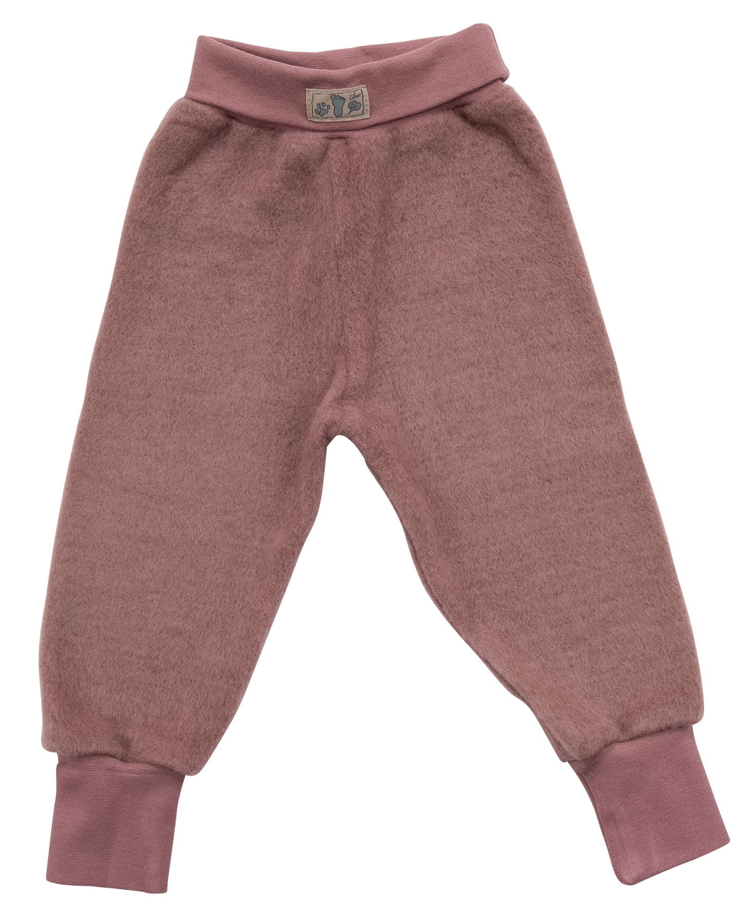 Warme Hose aus weicher Schurwolle, mauve | Lilano