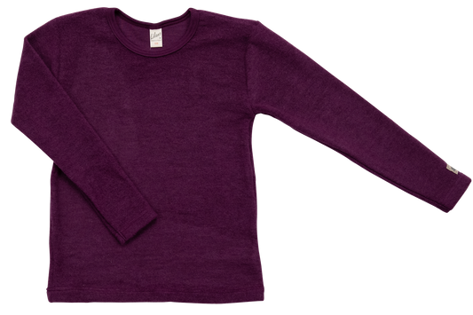 Pullover aus Wollplüsch, beere | Lilano