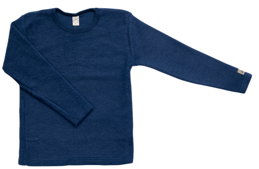 Pullover aus Wollplüsch, marine | Lilano