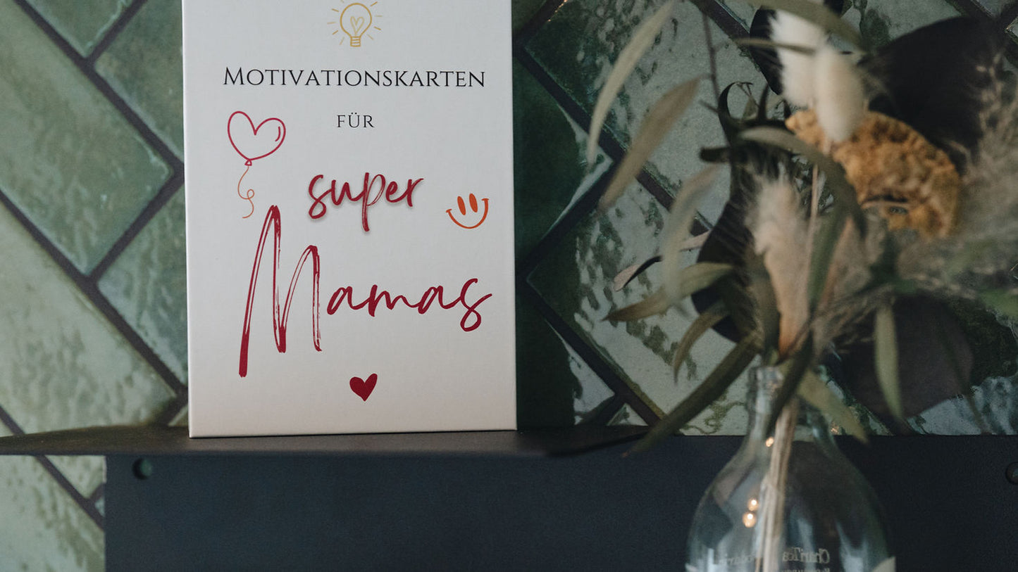 Motivationskarten für super Mama.