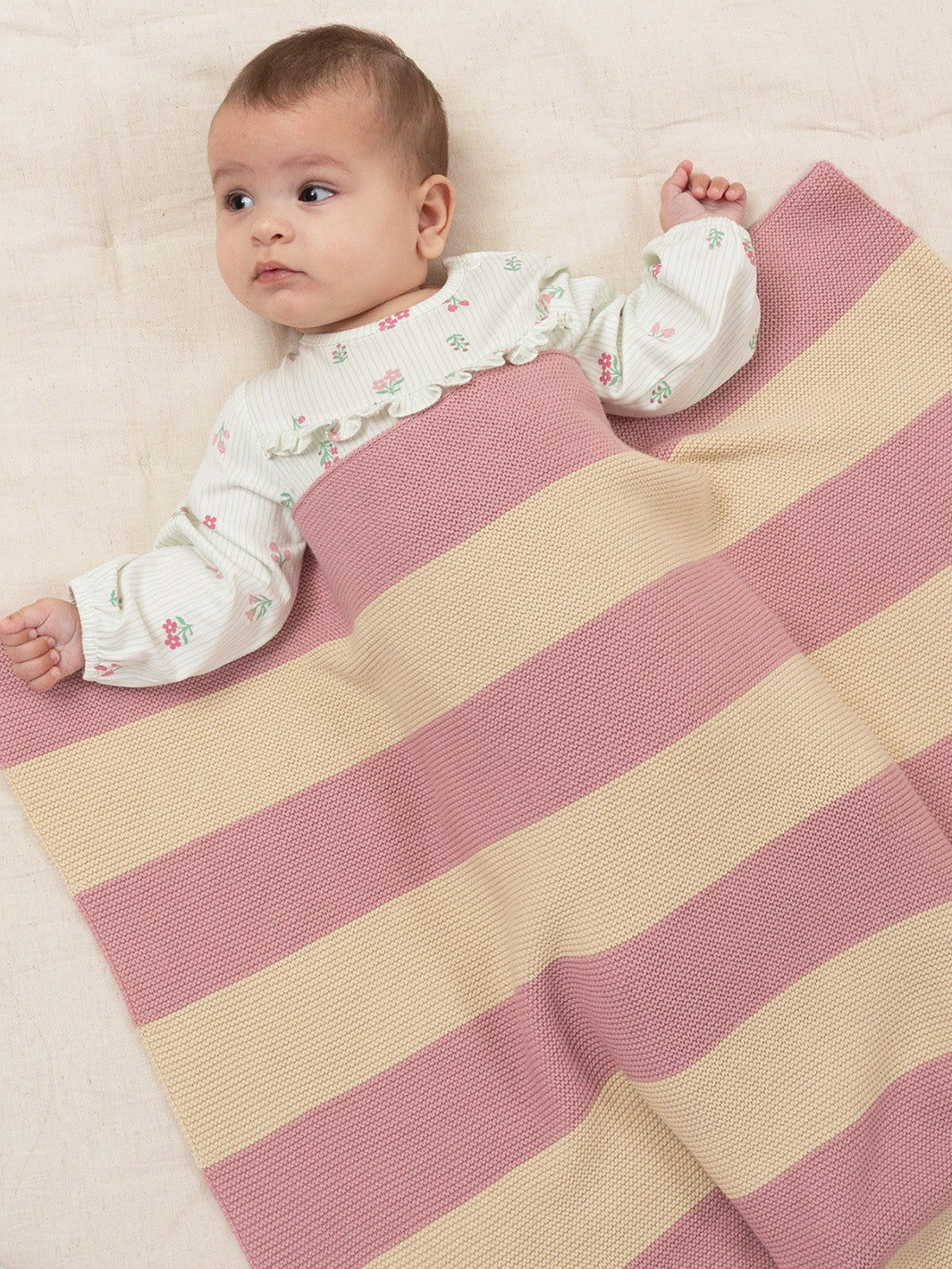 Kite Bio-Strick-Babydecke (70 x 90 cm)