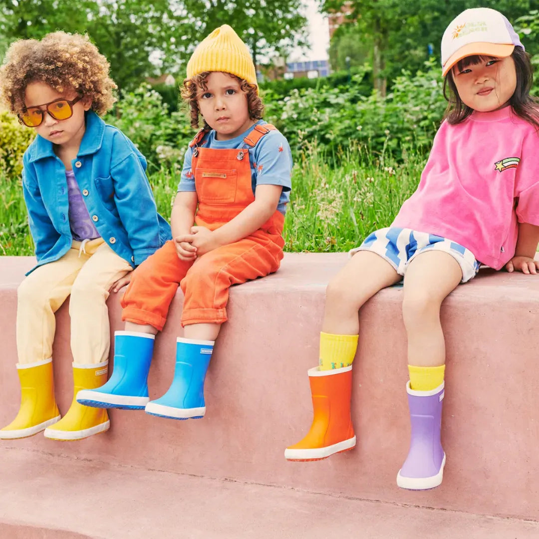 Gummistiefel, Bergstein, Kautschuk, Fuxia