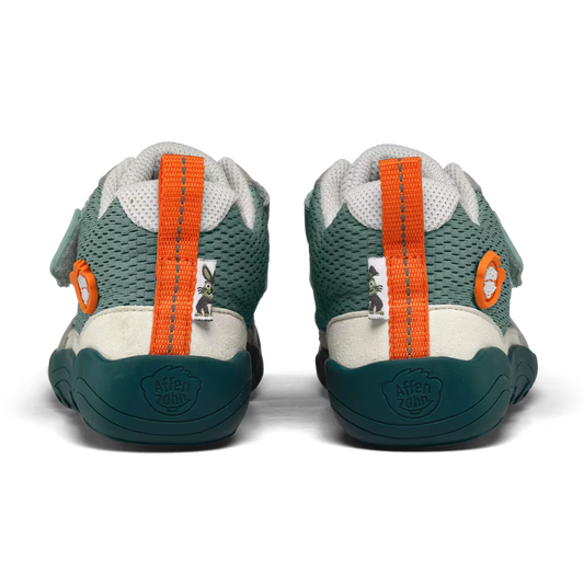 Affenzahn Veganer Barfuß-Halbschuh Cheerly Modell Hase, Fersenansicht