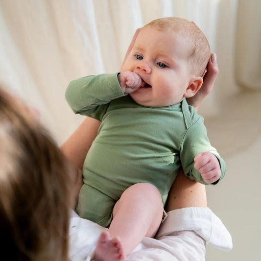Baby Body Langarm | brave eucalyptus
