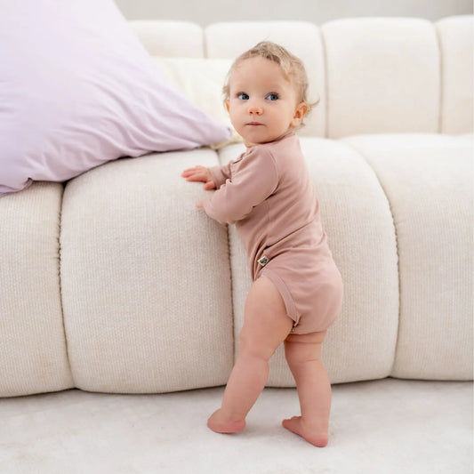 Baby Body Langarm | sweet rose