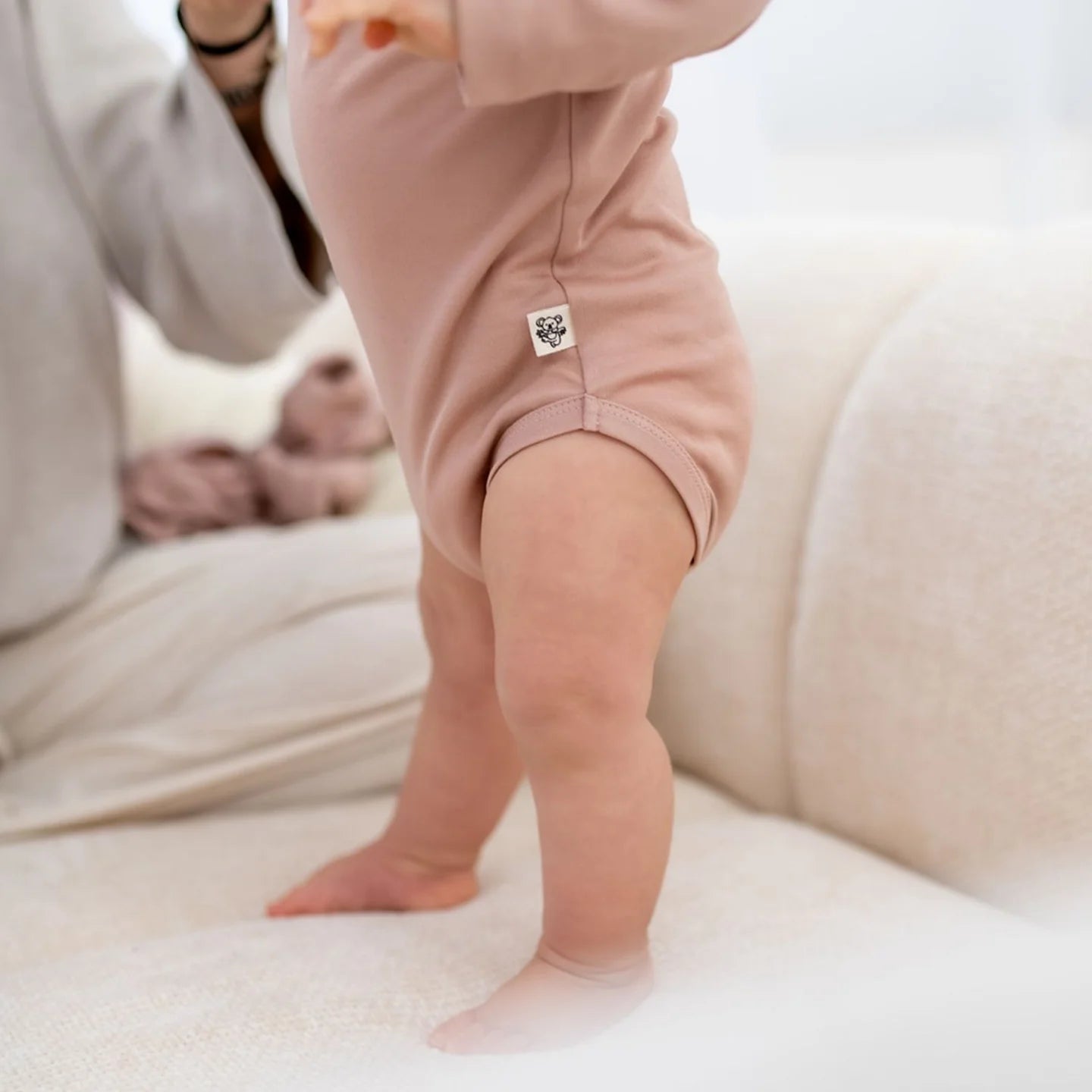 Baby Body Langarm | sweet rose
