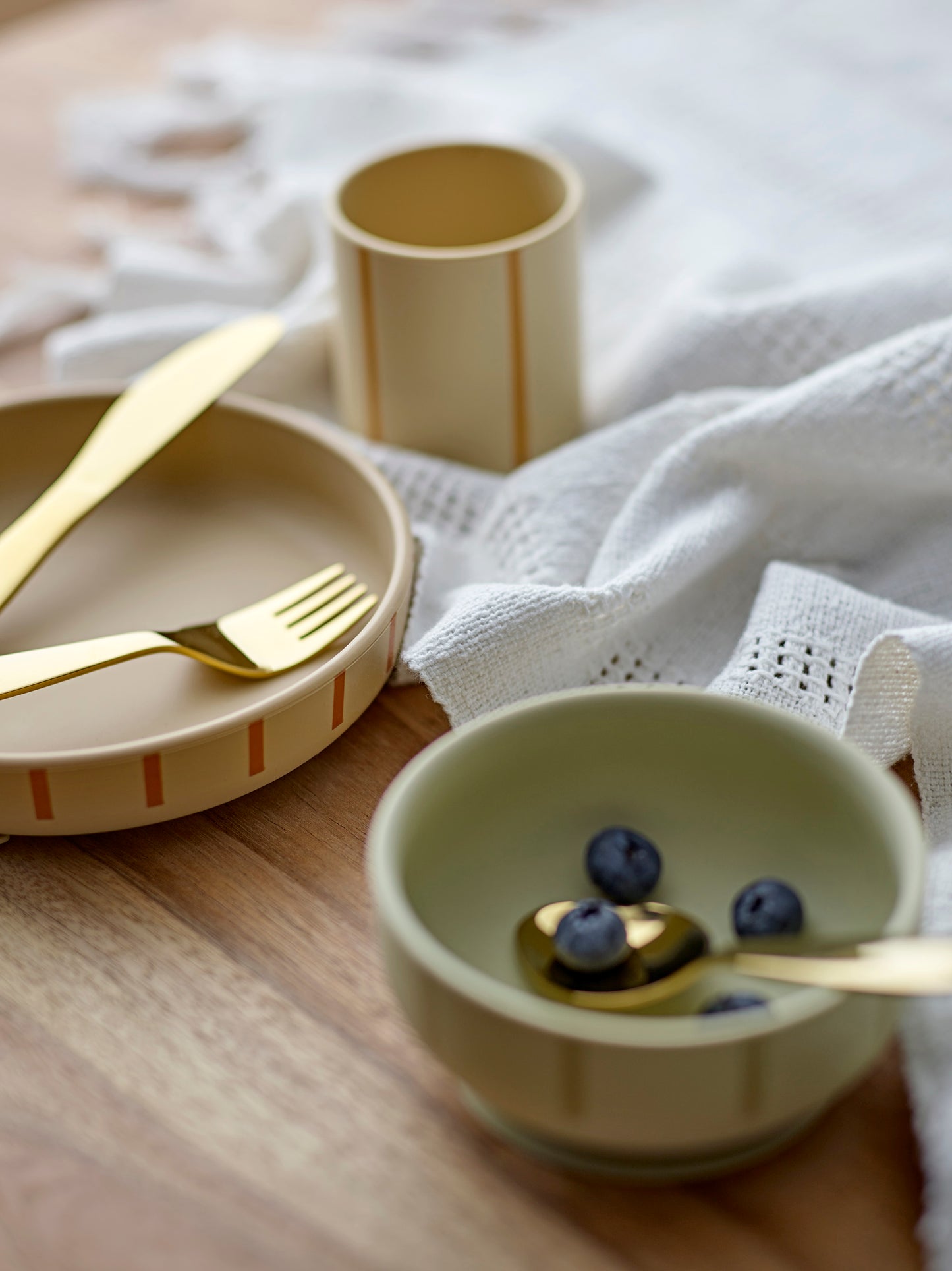 Levi Kinder Geschirr-Set, Silikon | Bloomingville