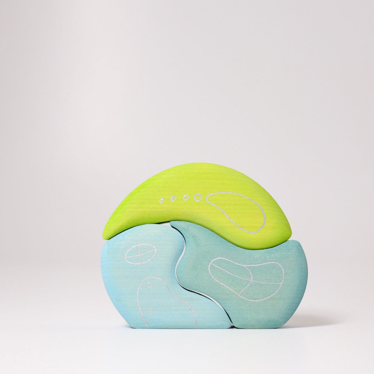 Gnombungalow, Holz, Pastell, Haus, Bausteine | Grimms