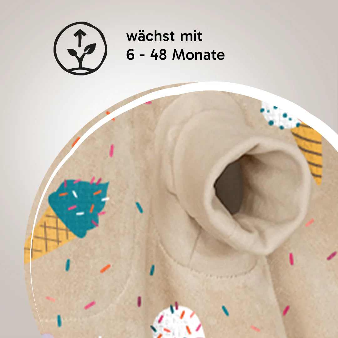 Limited Edition. Lätzchen "Boo" , Ice Cream. Frottee. wasserdicht | Little Casimir