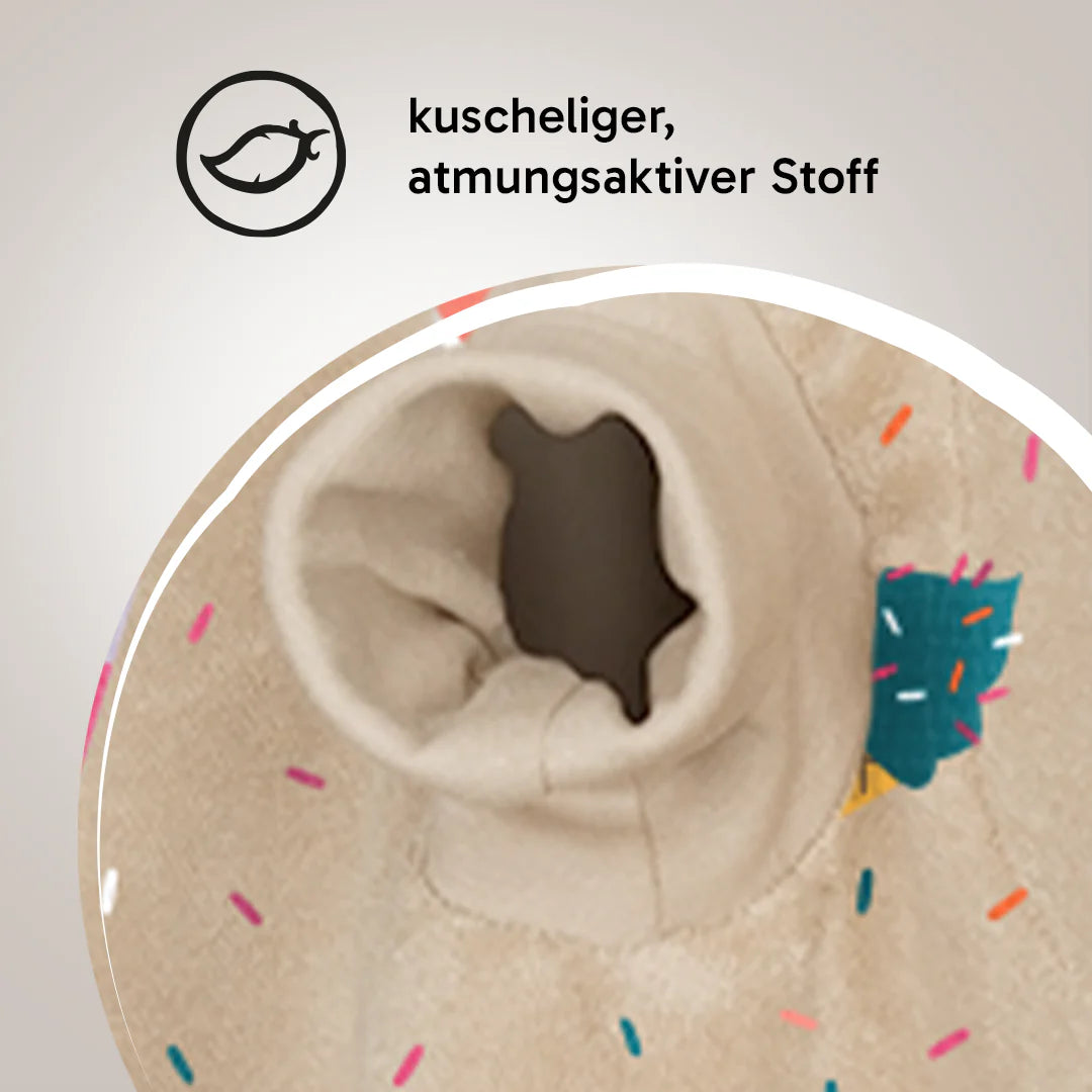 Limited Edition. Lätzchen "Boo" , Ice Cream. Frottee. wasserdicht | Little Casimir
