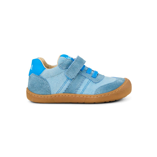 Koel Dylan Brafußsneaker für Kinder in schönem blau, Seitenansicht
