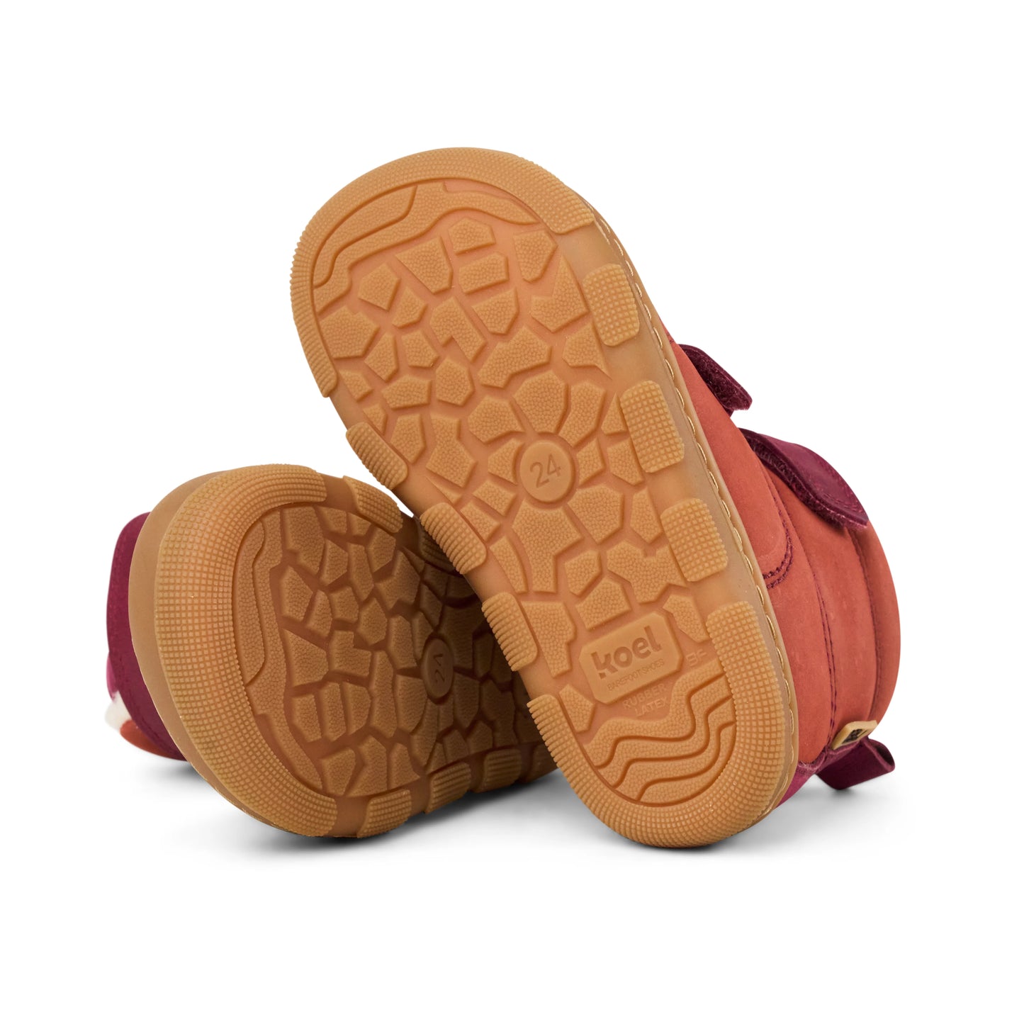 Kasi Wool TEX HighCut Klettschuh Winter - extra breit - pink/koralle | Koel