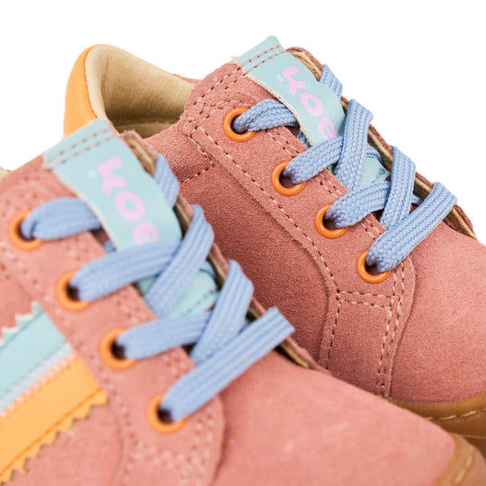 Koel Barfußsneaker BLAKE Suede, pink, nahaufnahme