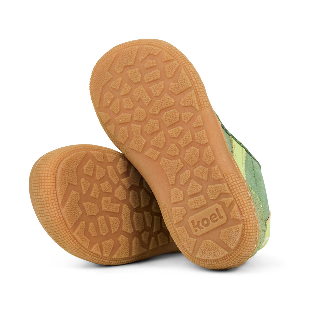 Koel Barfußsneaker für Laufanfänger in der Farbe oliv, Sohle