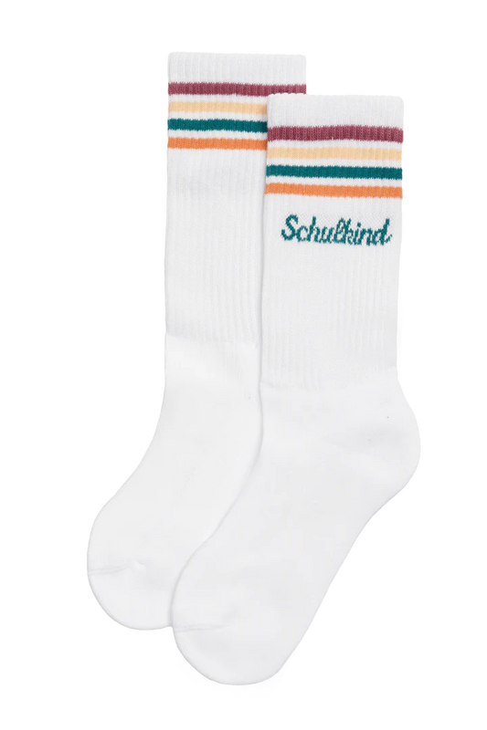 Schulkind Socken - petrol - Biobaumwolle | LOONES
