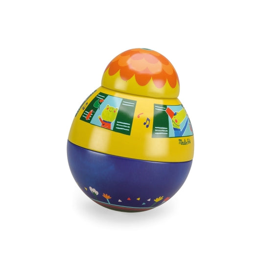 Stehauf Figur, Metall, mit Klang