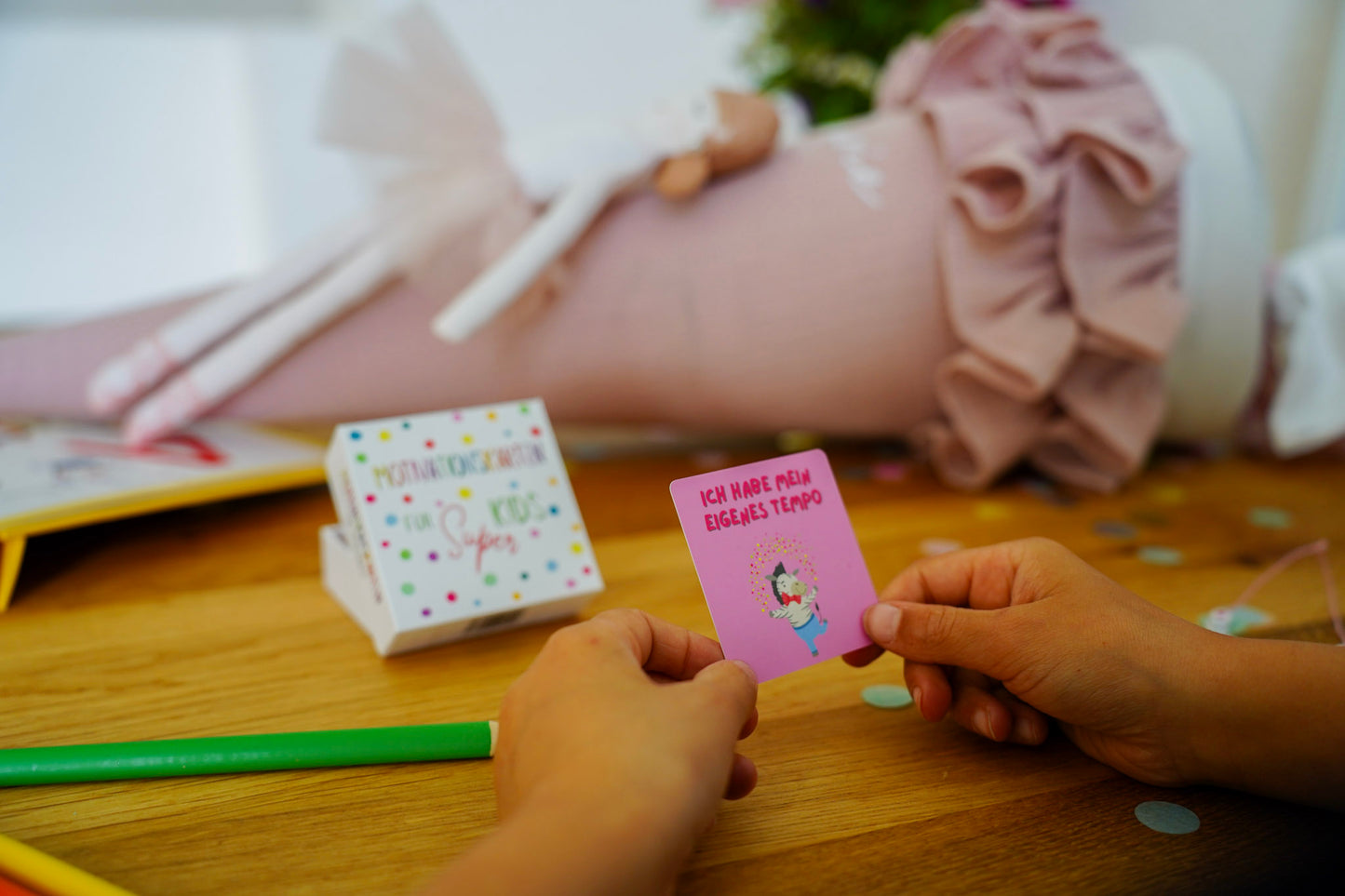 Motivationskarten für Kinder. Affirmationskarten