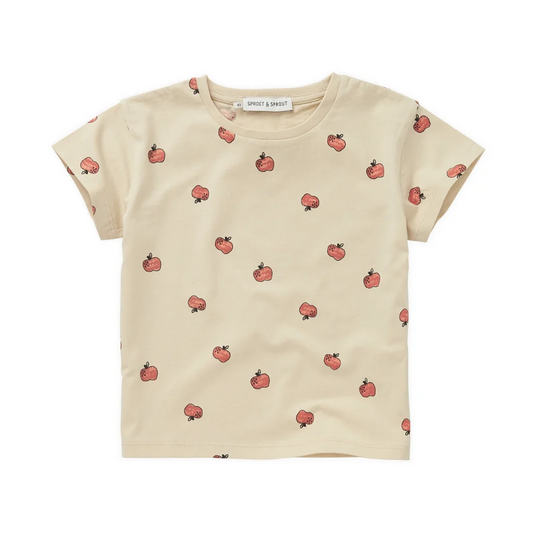 Kurzärmeliges T-Shirt. Apfel | Sproet & Sprout
