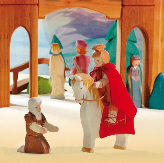 OSTHEIMER, St. Martin mit Schwert. abnehmbarer Umhang