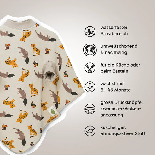 Lätzchen. Tiny Hearts. Frottee. wasserdicht | Little Casimir