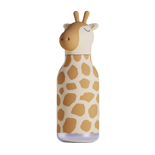 bestie by asobu. Trinkflasche. Isoliert. Giraffe