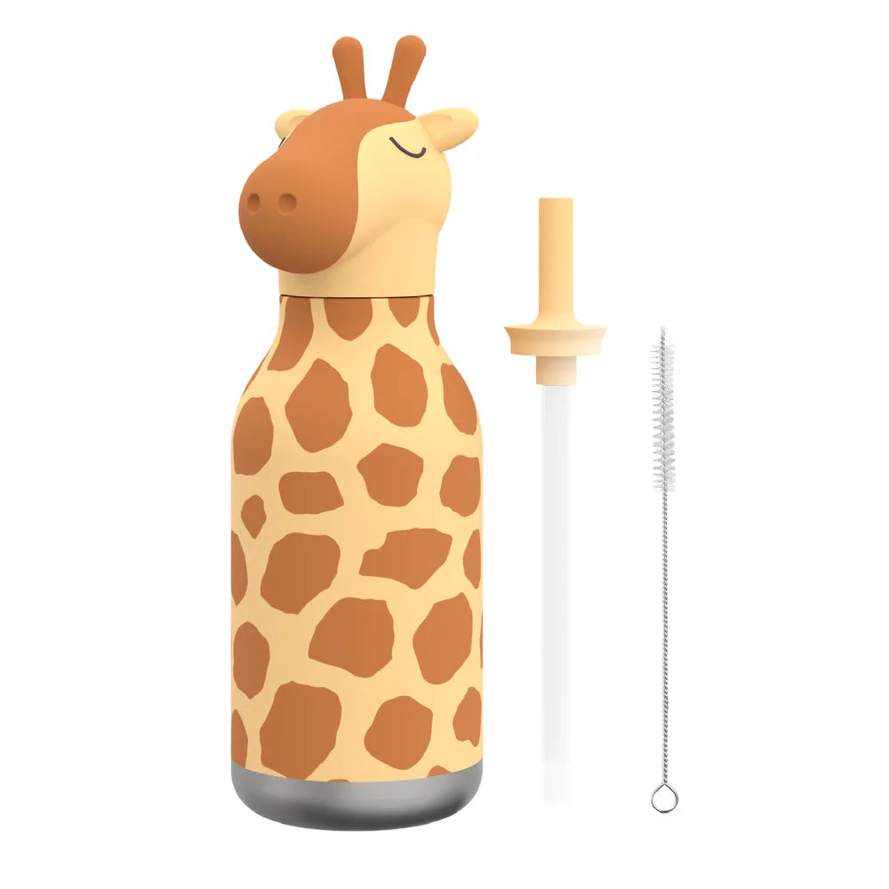 bestie by asobu. Trinkflasche. Isoliert. Giraffe