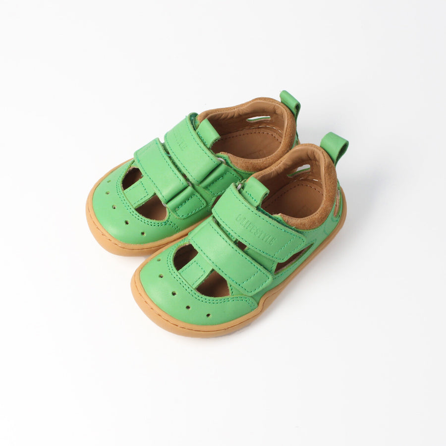 Barfußsandale, Salamandra, Bio-Nappaleder, apfelgrün | bLIFESTYLE
