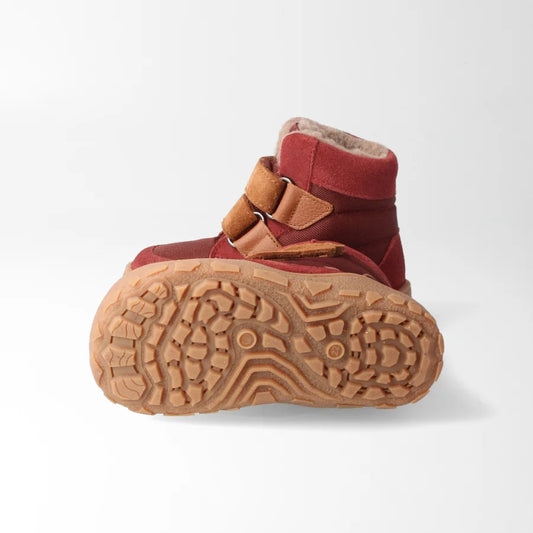 Barfußschuh eisbärSTYLE bordeaux, gefüttert | bLIFESTYLE