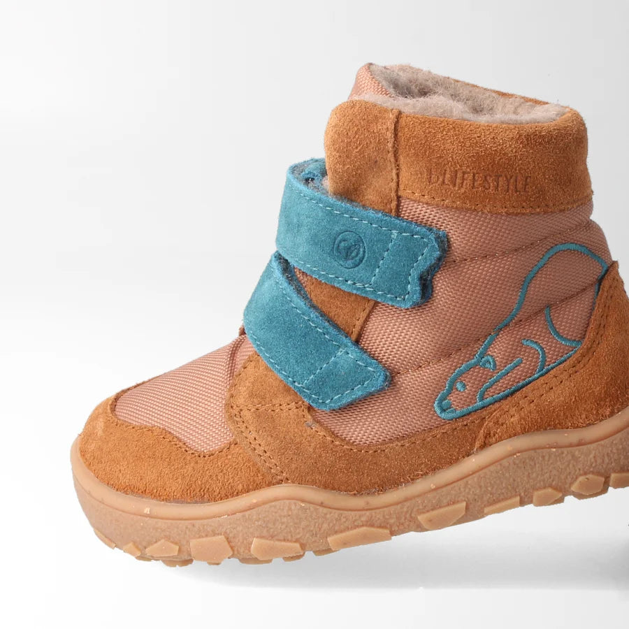 Barfußschuh eisbärSTYLE haselnuss, gefüttert | bLIFESTYLE