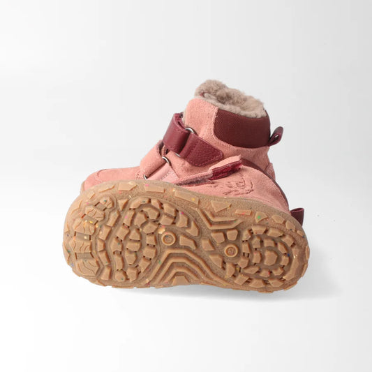 Barfußschuh Winterstiefel gibbonSTYLE TEX altrosa | bLIFESTYLE
