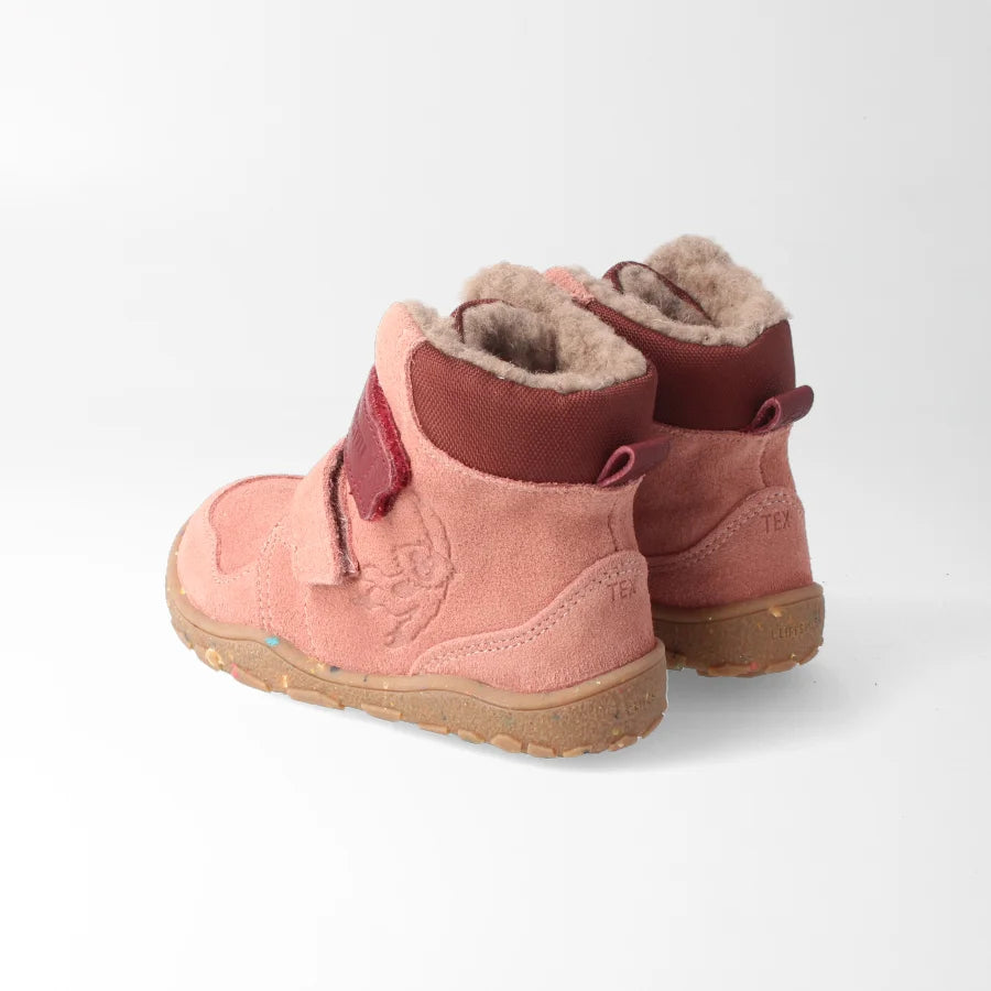 Barfußschuh Winterstiefel gibbonSTYLE TEX altrosa | bLIFESTYLE