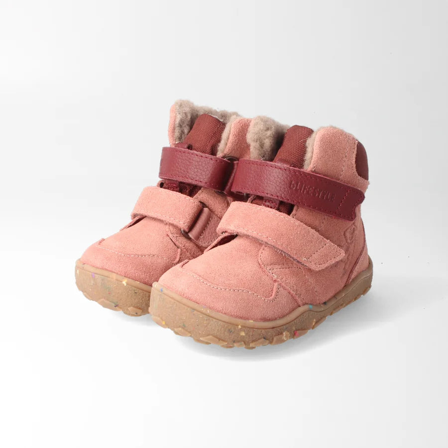 Barfußschuh Winterstiefel gibbonSTYLE TEX altrosa | bLIFESTYLE