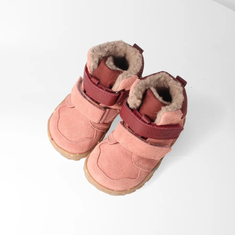 Barfußschuh Winterstiefel gibbonSTYLE TEX altrosa | bLIFESTYLE