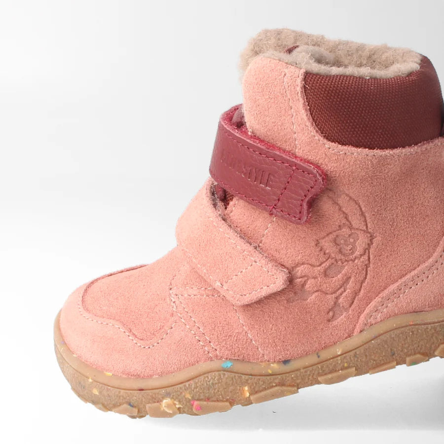 Barfußschuh Winterstiefel gibbonSTYLE TEX altrosa | bLIFESTYLE