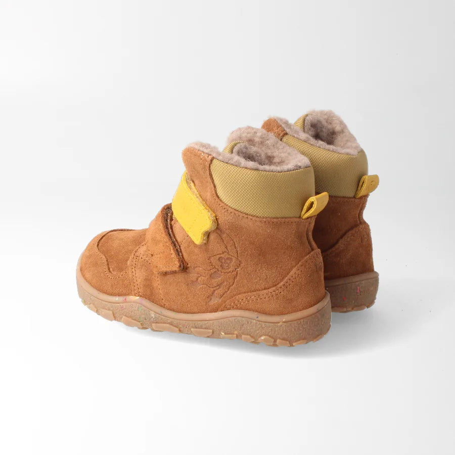 Barfußschuh Winterstiefel gibbonSTYLE TEX haselnuss | bLIFESTYLE