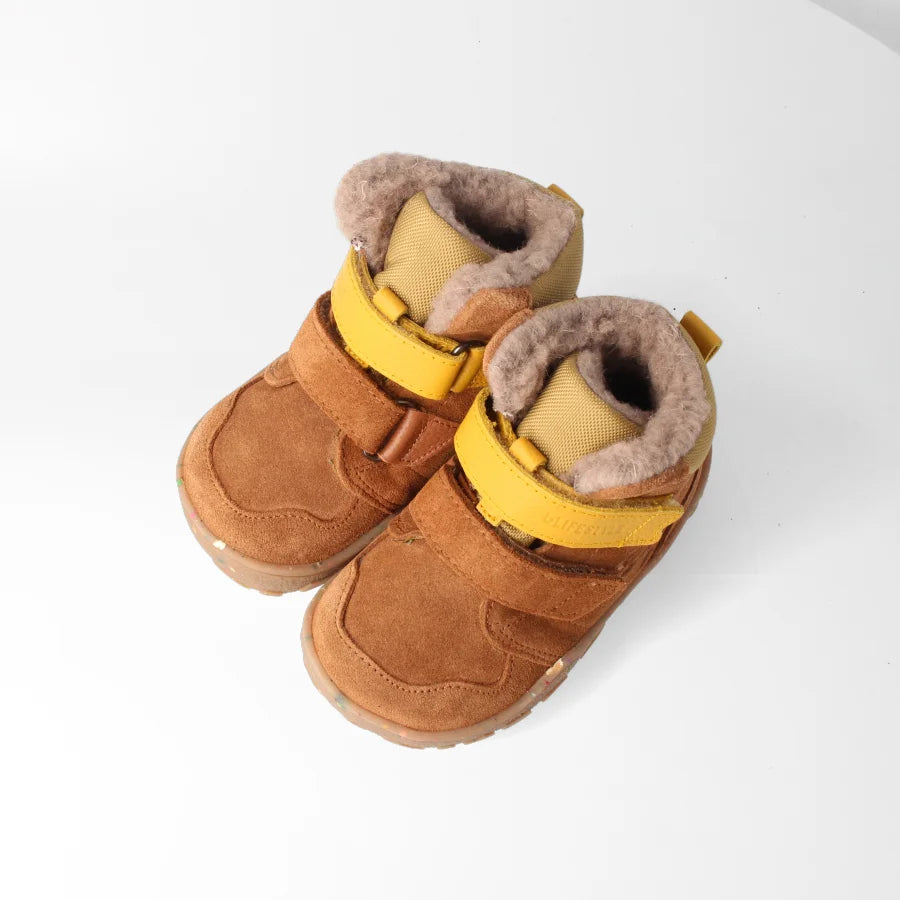 Barfußschuh Winterstiefel gibbonSTYLE TEX haselnuss | bLIFESTYLE