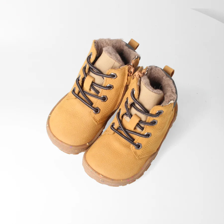 Barfußschuh WInterstiefel schwarzbärSTYLE TEX sand | bLIFESTYLE