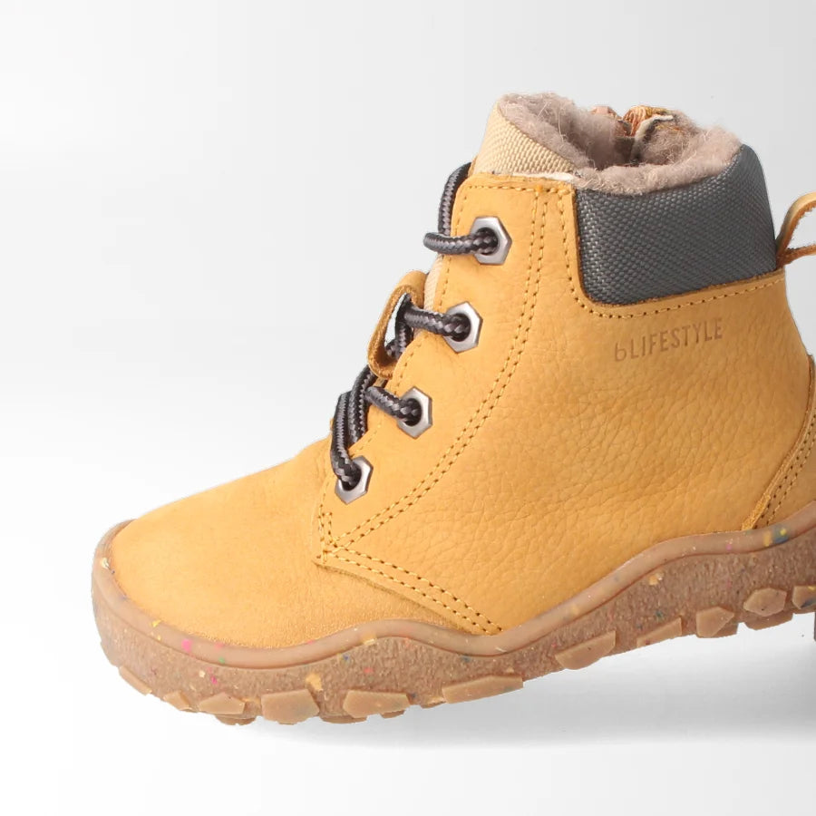 Barfußschuh WInterstiefel schwarzbärSTYLE TEX sand | bLIFESTYLE