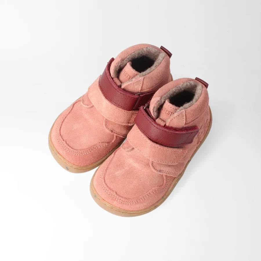 Barfußschuh streifenhörnchenSTYLE altrosa, leicht gefüttert | bLIFESTYLE (extra breit)