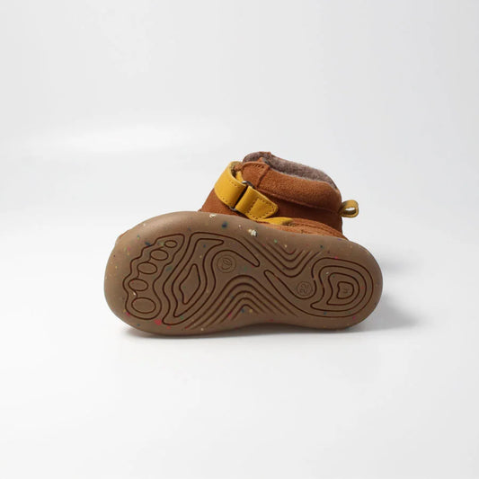 Barfußschuh streifenhörnchenSTYLE haselnuss, leicht gefüttert | bLIFESTYLE (extra breit)