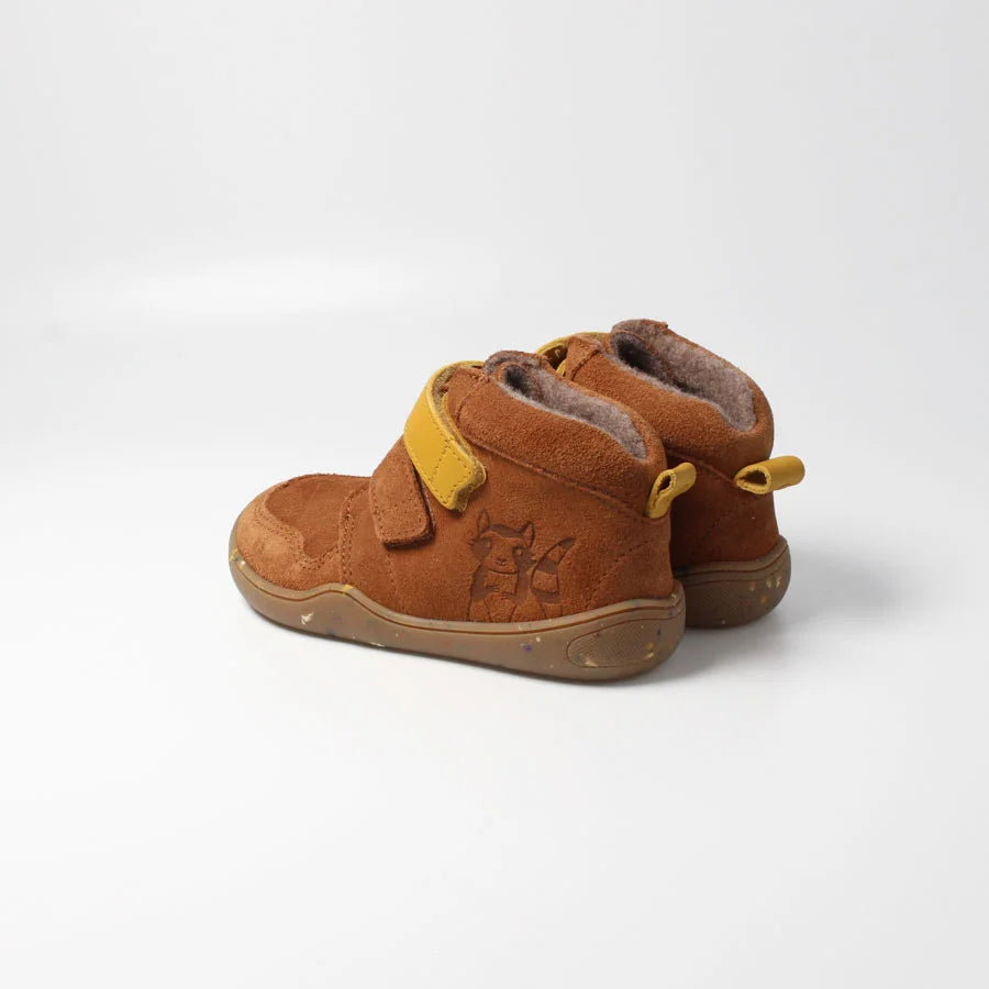 Barfußschuh streifenhörnchenSTYLE haselnuss, leicht gefüttert | bLIFESTYLE (extra breit)