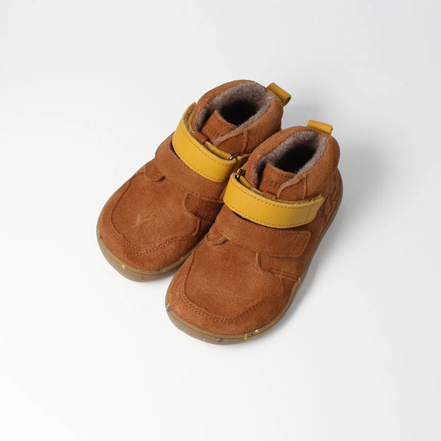 Barfußschuh streifenhörnchenSTYLE haselnuss, leicht gefüttert | bLIFESTYLE (extra breit)