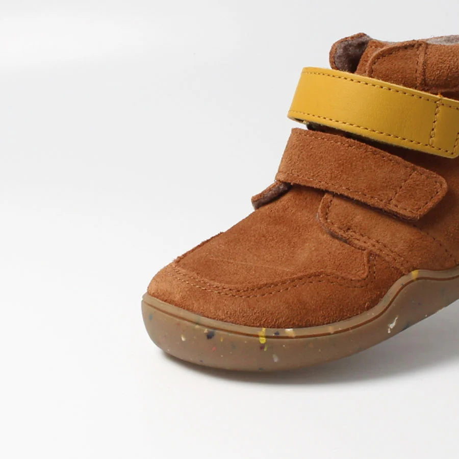 Barfußschuh streifenhörnchenSTYLE haselnuss, leicht gefüttert | bLIFESTYLE (extra breit)