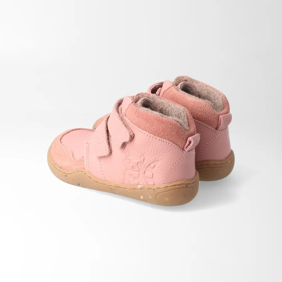 Barfußschuh streifenhörnchenSTYLE altrosa, leicht gefüttert| bLIFESTYLE