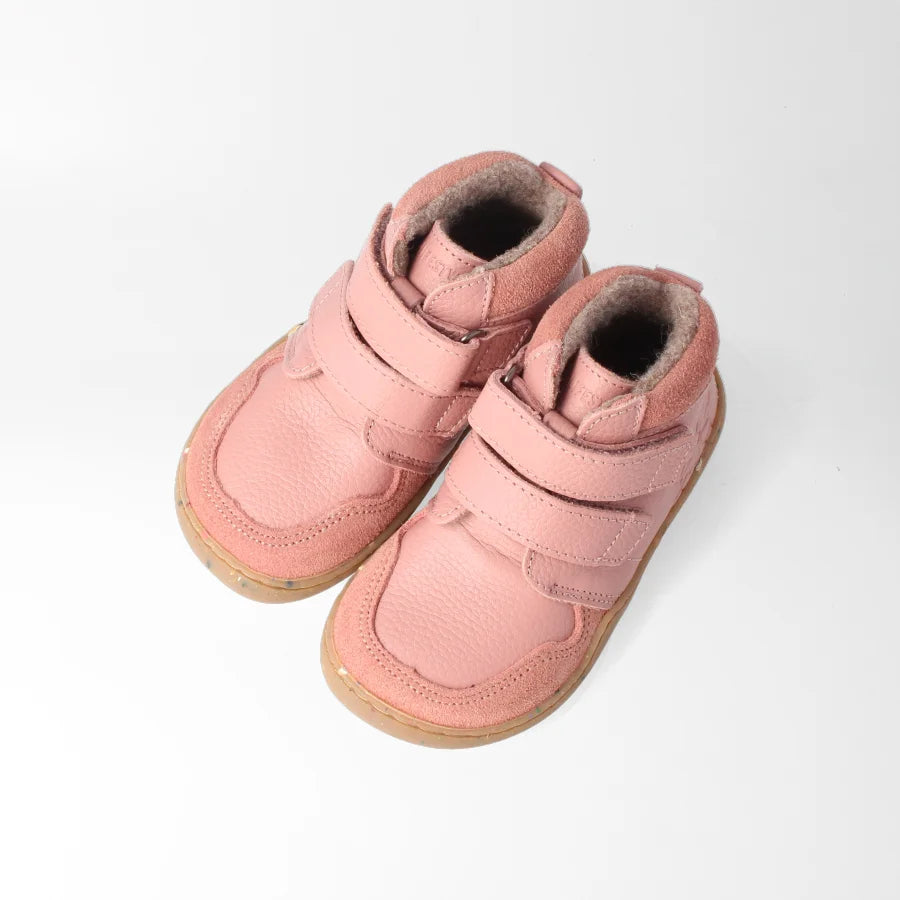 Barfußschuh streifenhörnchenSTYLE altrosa, leicht gefüttert| bLIFESTYLE